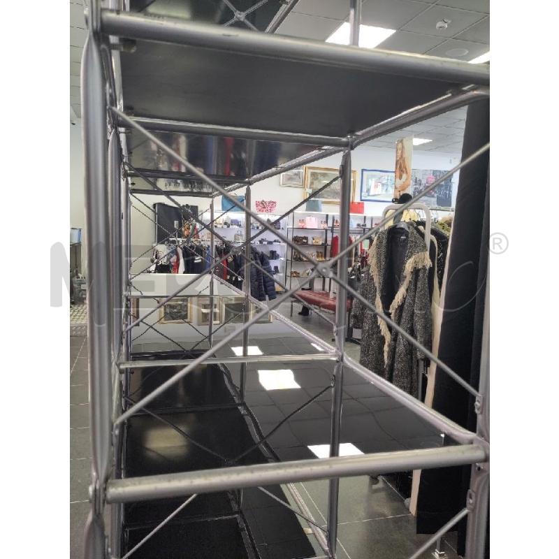 SCAFFALATURA 3 CAMPATE IN SCALA RIP VETRO FUME' | Mercatino dell'Usato Verona fiera 4