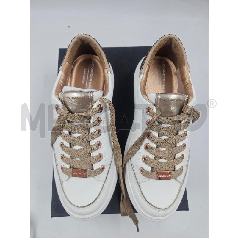 SCARPE D ALEXANDER SMITH BIANCHE CON RETRO STRASS | Mercatino dell'Usato Verona fiera 3