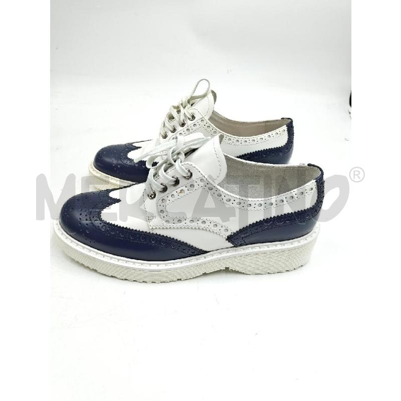 SCARPE D PRADA BIANCHE BLU CODA DI RONDINE  | Mercatino dell'Usato Verona fiera 2