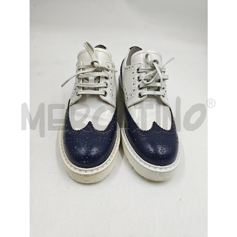 SCARPE D PRADA BIANCHE BLU CODA DI RONDINE  | Mercatino dell'Usato Verona fiera 3