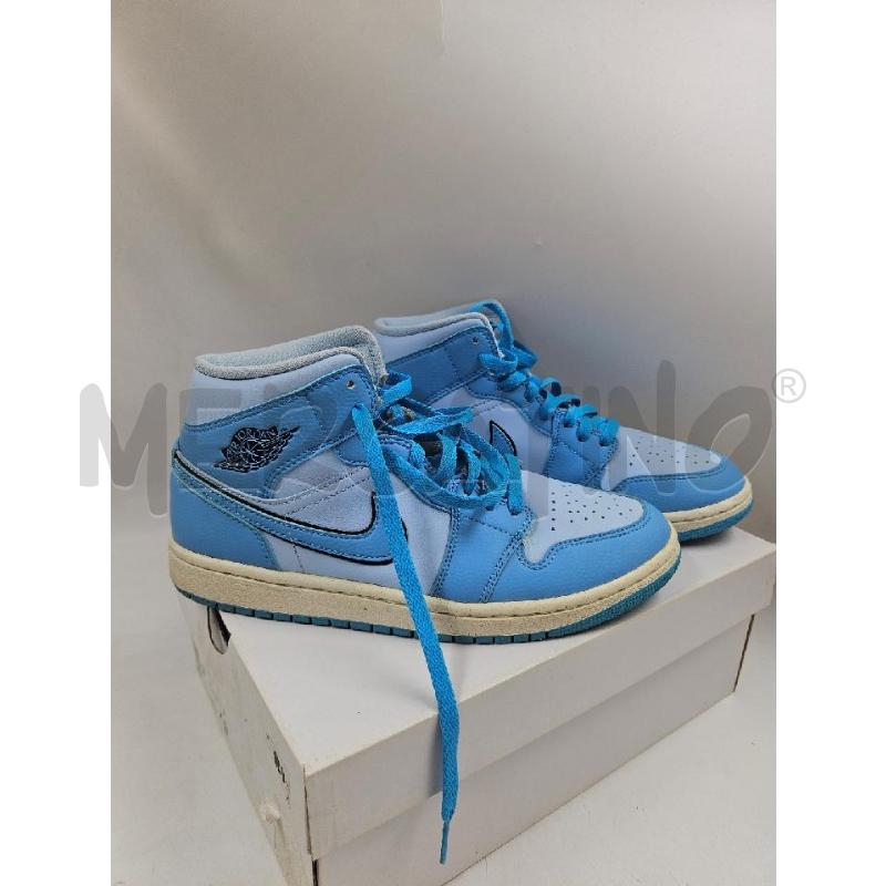 SCARPE U AIR JORDAN 1 MID SE ICE BLUE  | Mercatino dell'Usato Verona fiera 4