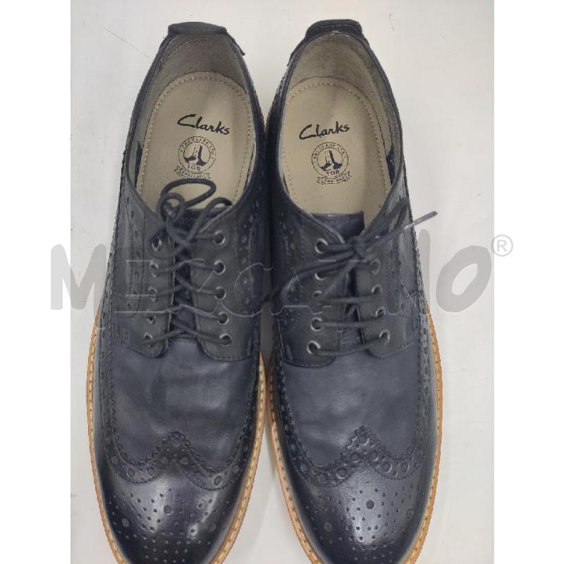 SCARPE U CLARCKS NERE PARA BIANCA CODA DI RONDINE  | Mercatino dell'Usato Verona fiera 4