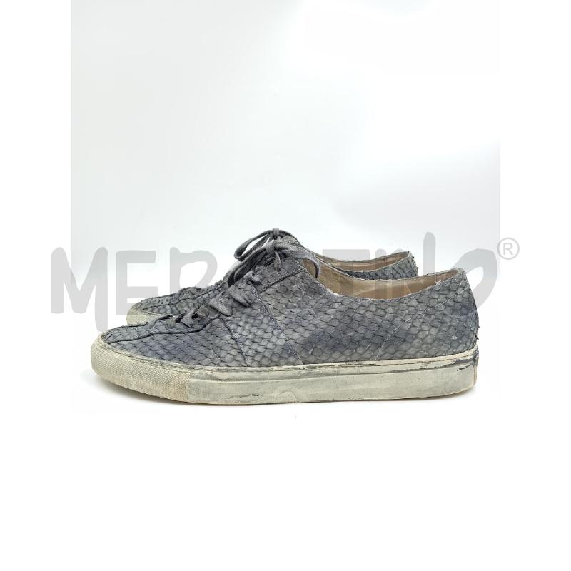 SCARPE U Y'S BLU STAMPA PITONE IN PELLE  | Mercatino dell'Usato Verona fiera 1