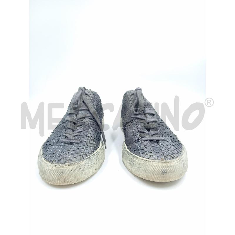 SCARPE U Y'S BLU STAMPA PITONE IN PELLE  | Mercatino dell'Usato Verona fiera 2