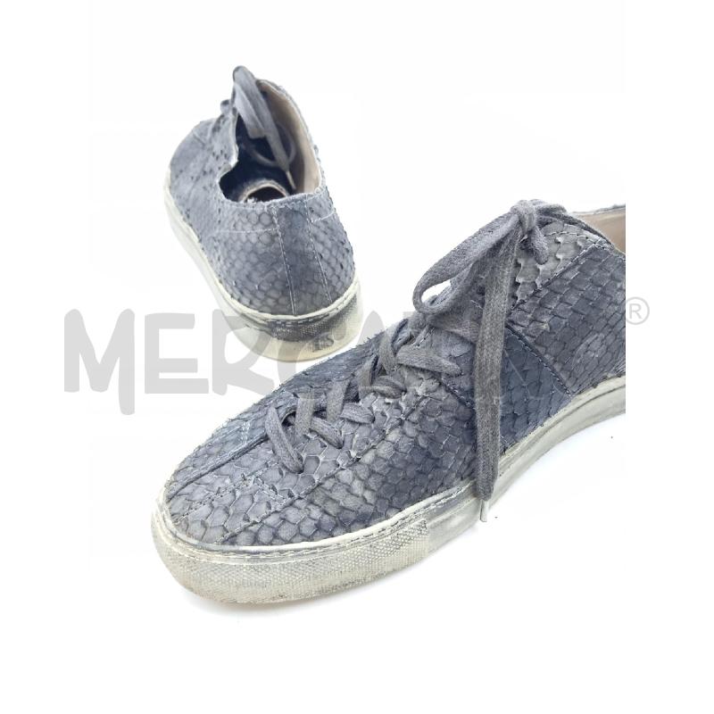 SCARPE U Y'S BLU STAMPA PITONE IN PELLE  | Mercatino dell'Usato Verona fiera 4