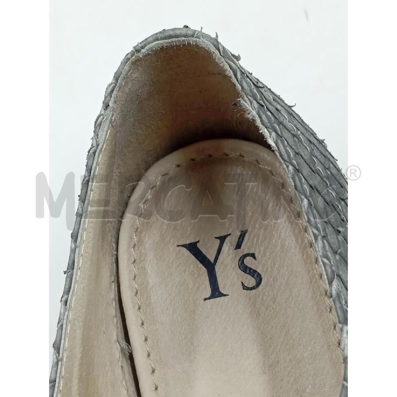 SCARPE U Y'S BLU STAMPA PITONE IN PELLE  | Mercatino dell'Usato Verona fiera 5