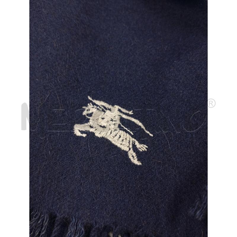 SCIARPA UNISEX BURBERRY BLU FRANGIA DA RIV  | Mercatino dell'Usato Verona fiera 2