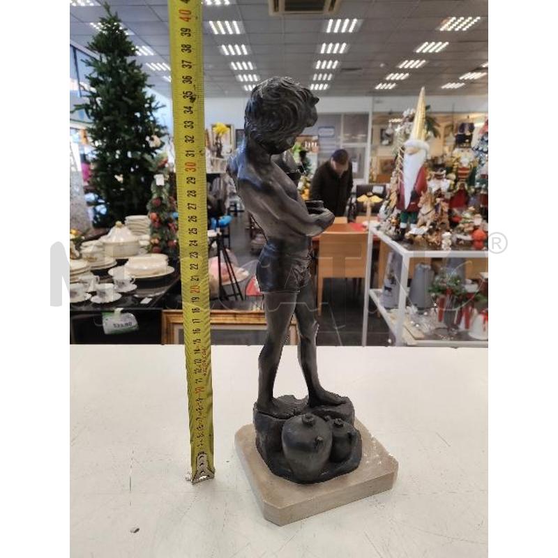 SCULTURA PICCOLA B/MARMO BIMBO CON ANFORE | Mercatino dell'Usato Verona fiera 3