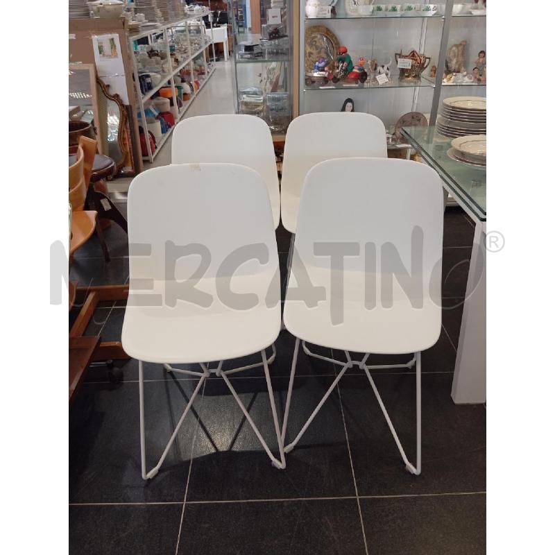 SEDIE PZ. 4 CALLIGARIS SED/PLABIA STR/TUBBIA | Mercatino dell'Usato Verona fiera 1