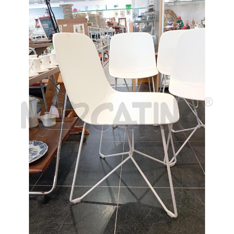 SEDIE PZ. 4 CALLIGARIS SED/PLABIA STR/TUBBIA | Mercatino dell'Usato Verona fiera 2
