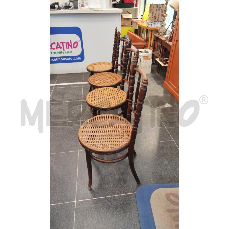 SEDIE PZ. 4 P/VIENNA THONET | Mercatino dell'Usato Verona fiera 1