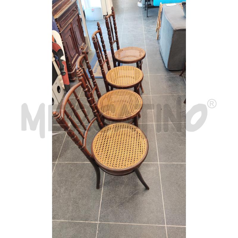 SEDIE PZ. 4 P/VIENNA THONET | Mercatino dell'Usato Verona fiera 3