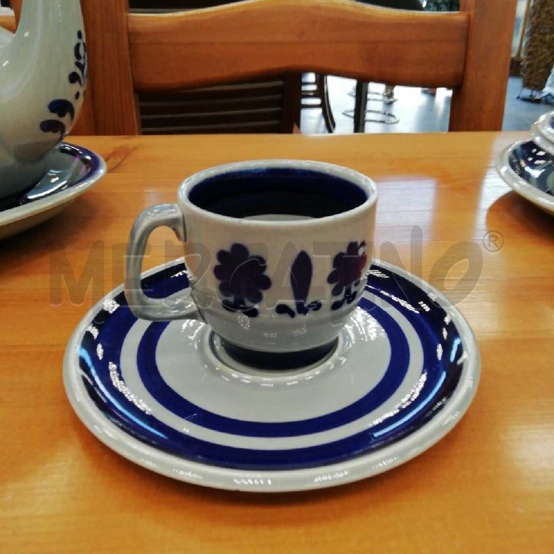 SERVIZI PZ. 4+4 CAFFÈ BOCH CER GRIGIO BLU | Mercatino dell'Usato Verona fiera 2