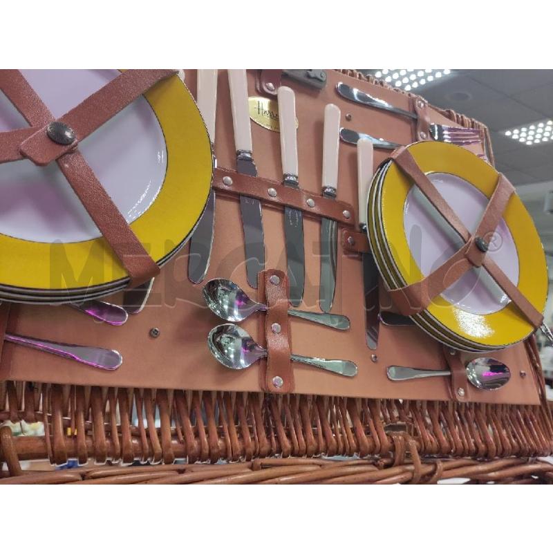 SET DA PICNIC HARRODS 6 PERS CON CESTA | Mercatino dell'Usato Verona fiera 5