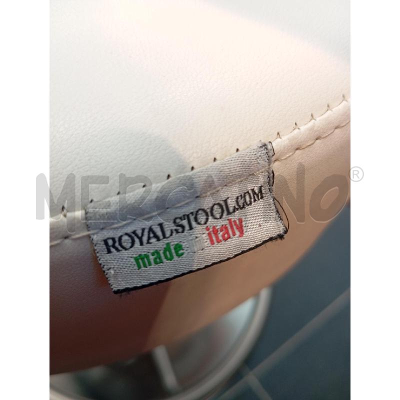 SGABELLO B/CROMO SED VILPELLE BIANCA | Mercatino dell'Usato Verona fiera 3