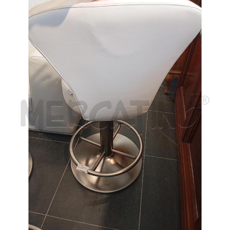 SGABELLO B/CROMO SED VILPELLE BIANCA | Mercatino dell'Usato Verona fiera 4