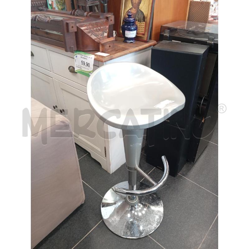 SGABELLO GRIGIO CROMO | Mercatino dell'Usato Verona fiera 1