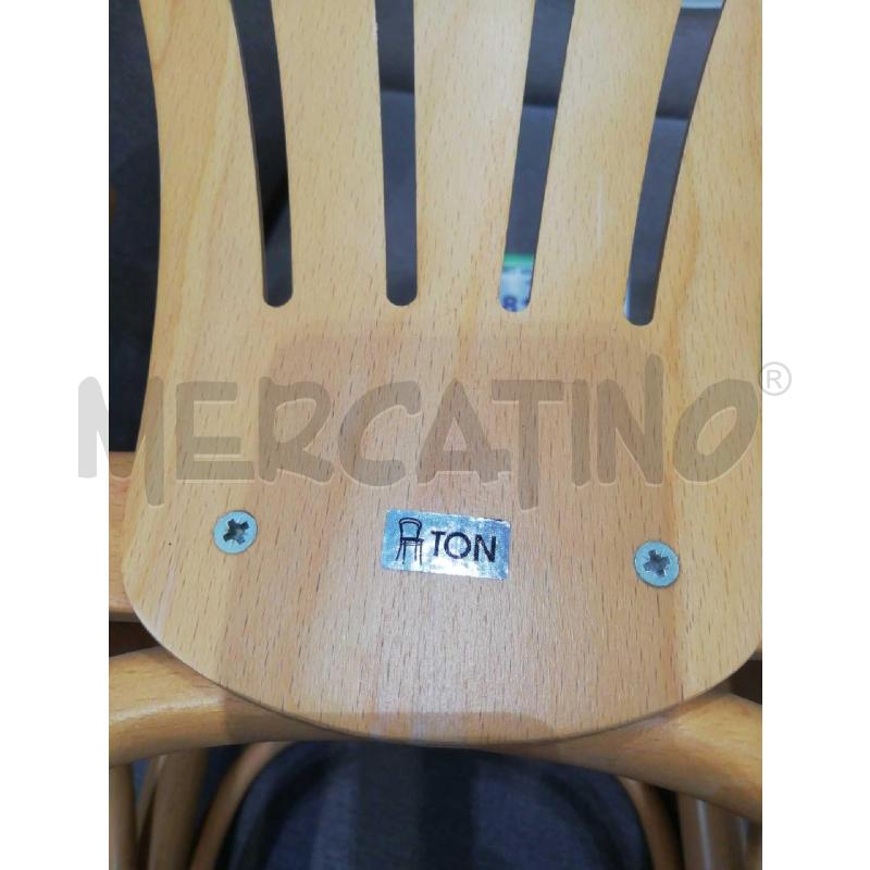 SGABELLO LEGNO CHIARO TON | Mercatino dell'Usato Verona fiera 3