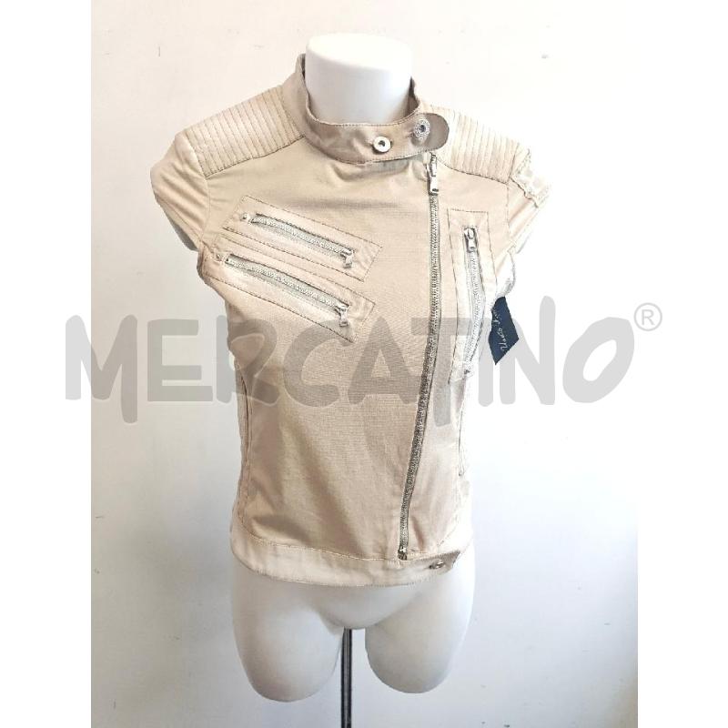 SMANICATO D ALYSI BEIGE TASCHE ZIP | Mercatino dell'Usato Verona fiera 1
