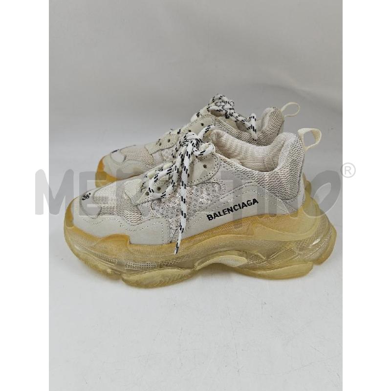 SNEAKERS D BALENCIAGA BIANCHE SUOLA TRASPARENTE  | Mercatino dell'Usato Verona fiera 3