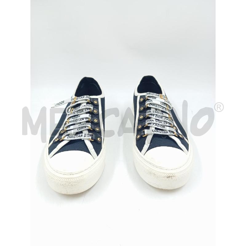 SNEAKERS D CHRISTIAN DIOR NERE PUNTA BIANCA LACCI GANCETTI  | Mercatino dell'Usato Verona fiera 2