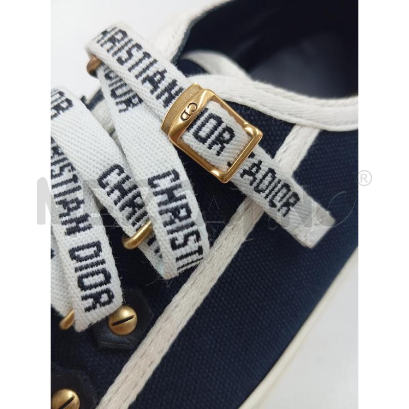 SNEAKERS D CHRISTIAN DIOR NERE PUNTA BIANCA LACCI GANCETTI  | Mercatino dell'Usato Verona fiera 5