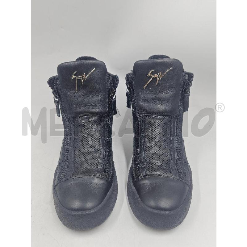 SNEAKERS D GIUSEPPE ZANOTTI NERE IN PELLE  | Mercatino dell'Usato Verona fiera 1