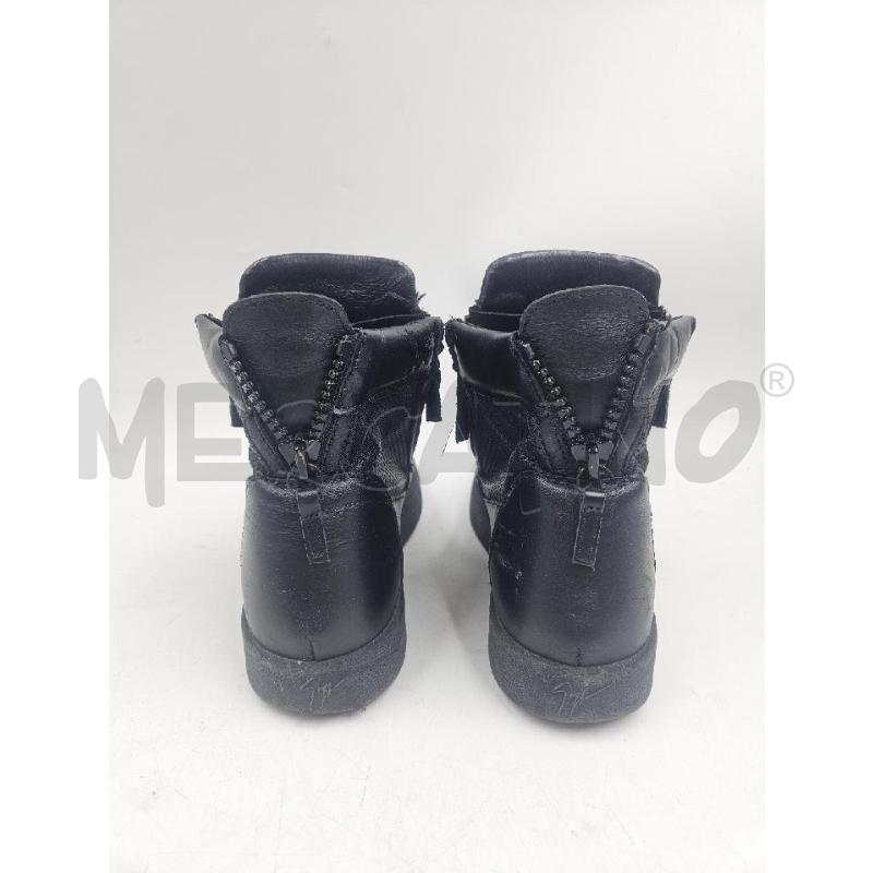 SNEAKERS D GIUSEPPE ZANOTTI NERE IN PELLE  | Mercatino dell'Usato Verona fiera 3
