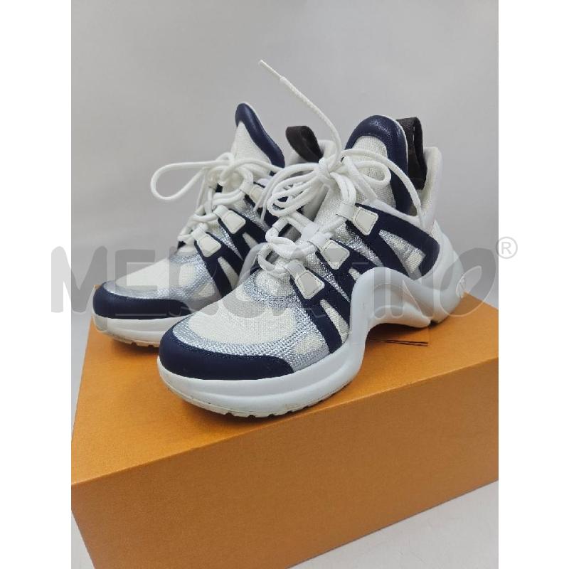 SNEAKERS D LOUIS VUITTON ARCHLIGHT BIANCHE BLU  | Mercatino dell'Usato Verona fiera 1