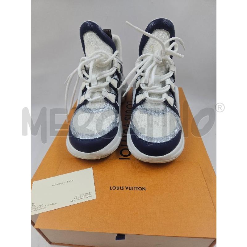 SNEAKERS D LOUIS VUITTON ARCHLIGHT BIANCHE BLU  | Mercatino dell'Usato Verona fiera 2