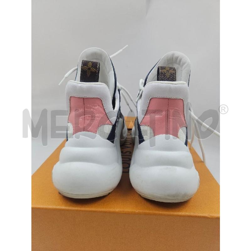 SNEAKERS D LOUIS VUITTON ARCHLIGHT BIANCHE BLU  | Mercatino dell'Usato Verona fiera 3