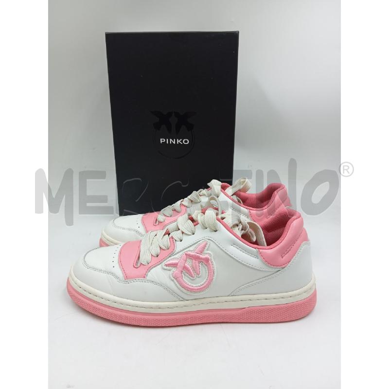 SNEAKERS D PINKO CALF LATHER MILK PINK  | Mercatino dell'Usato Verona fiera 1