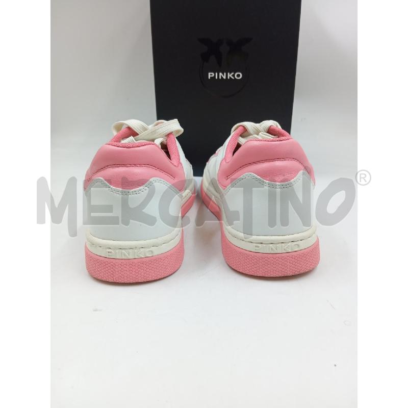 SNEAKERS D PINKO CALF LATHER MILK PINK  | Mercatino dell'Usato Verona fiera 3