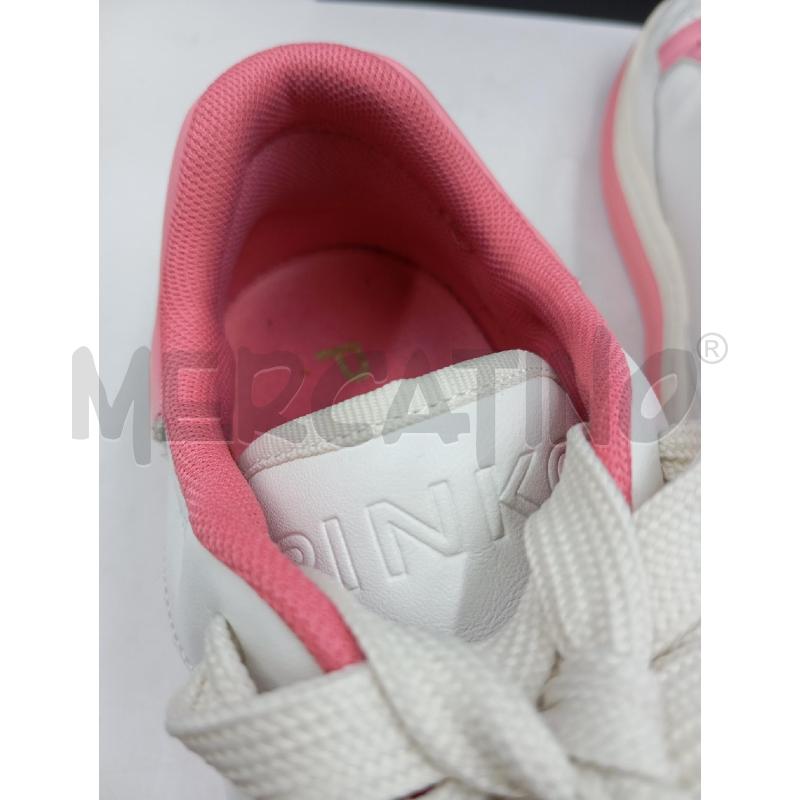 SNEAKERS D PINKO CALF LATHER MILK PINK  | Mercatino dell'Usato Verona fiera 4