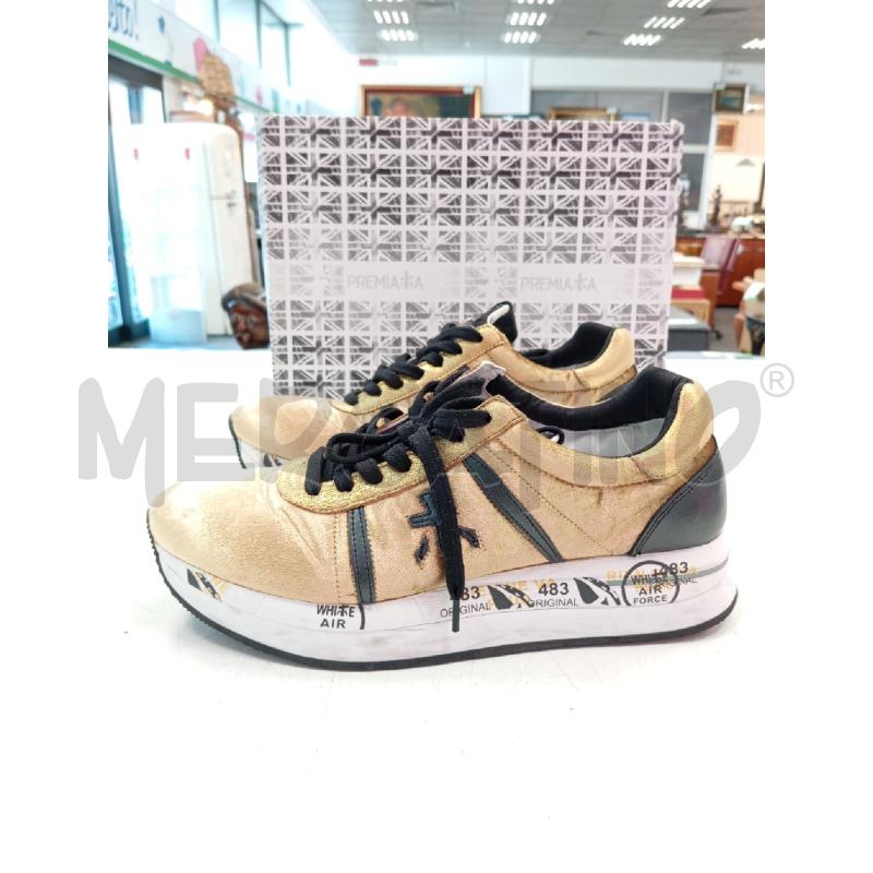 SNEAKERS D PREMIATA VELLUTO DORATO  | Mercatino dell'Usato Verona fiera 1