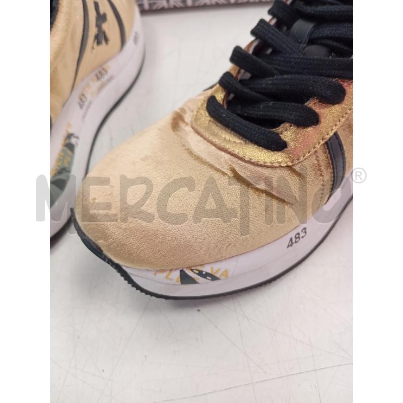 SNEAKERS D PREMIATA VELLUTO DORATO  | Mercatino dell'Usato Verona fiera 5