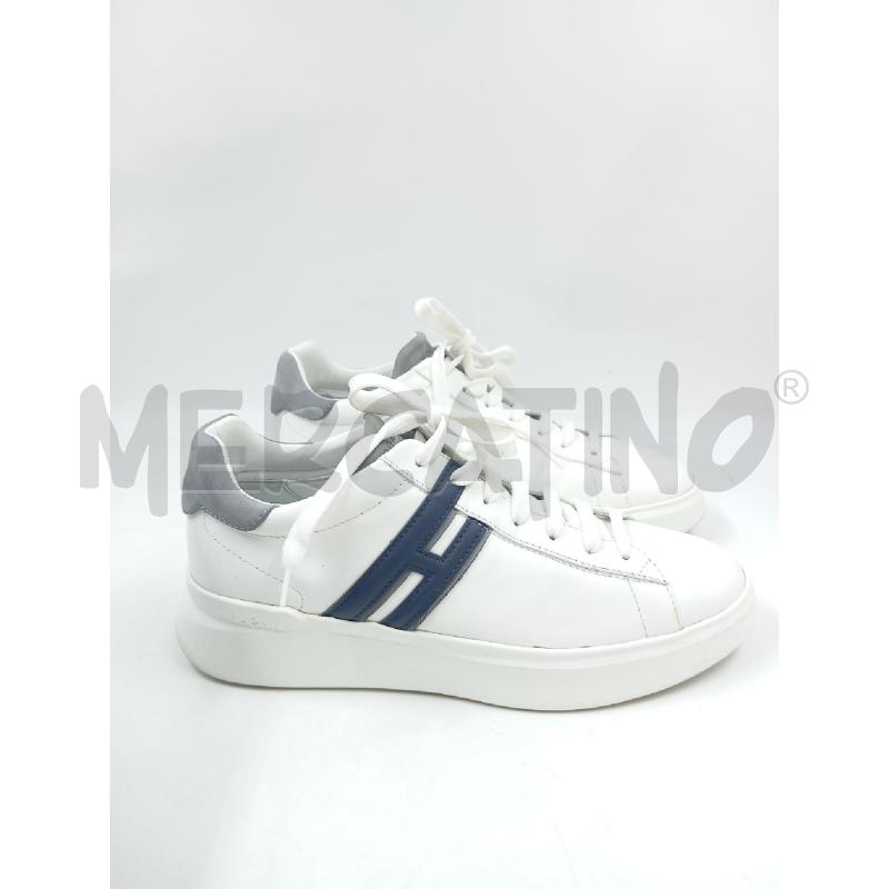 SNEAKERS UOMO HOGAN SLASH BIANCO LOGO BLU GRIGIO  | Mercatino dell'Usato Verona fiera 1