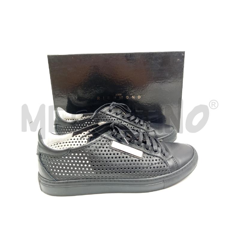 SNEAKERS UOMO RICHMOND PELLE NERO TRAFORATO  | Mercatino dell'Usato Verona fiera 1
