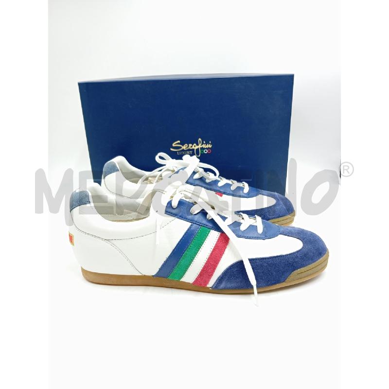SNEAKERS UOMO SERAFINI BIANCO BLU  | Mercatino dell'Usato Verona fiera 1