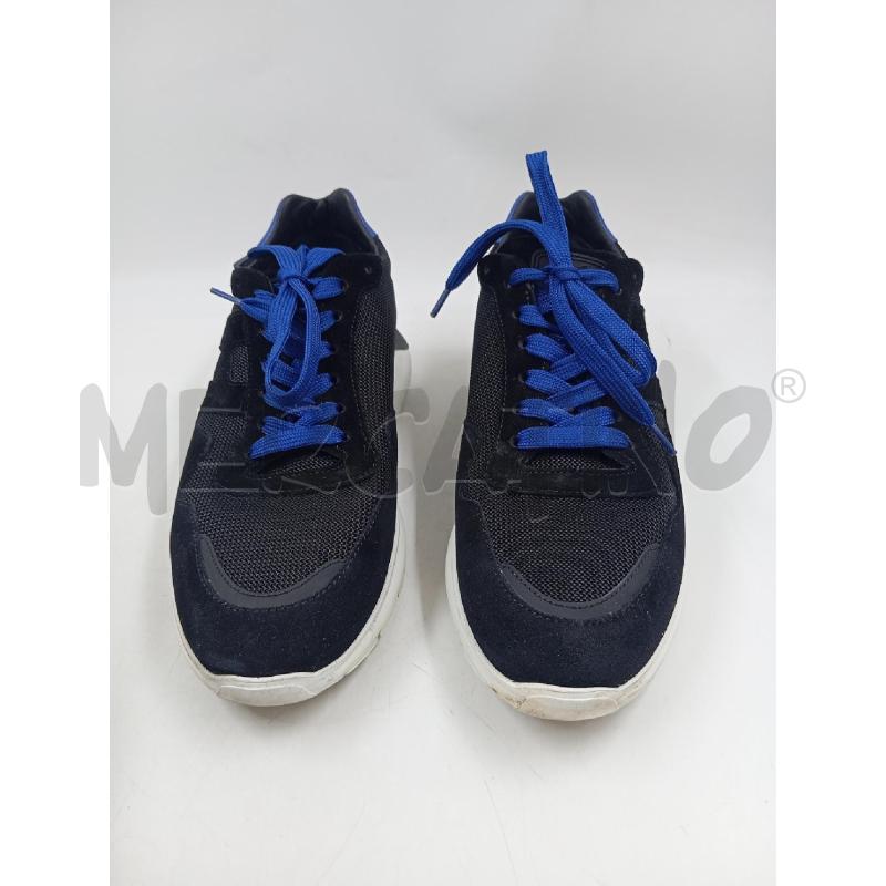 SNEAKERS UOMO ZIG ZAG NERO BLU  | Mercatino dell'Usato Verona fiera 2