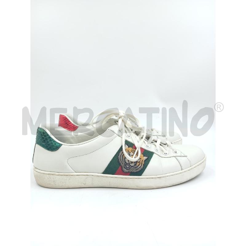 SNEAKERS U GUCCI BIANCHE ACE TIGER  | Mercatino dell'Usato Verona fiera 1