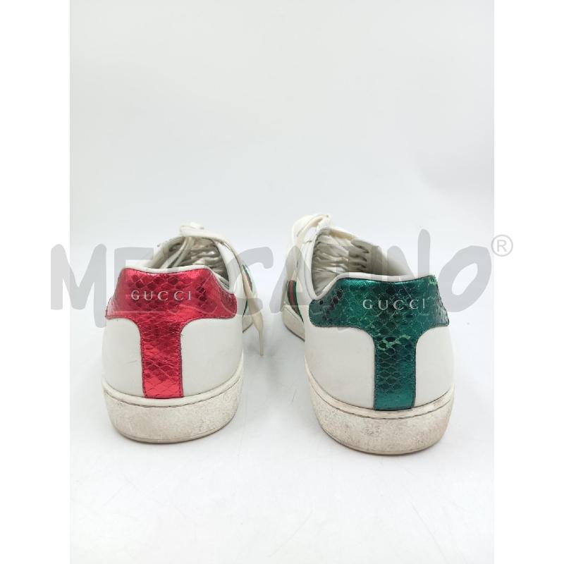 SNEAKERS U GUCCI BIANCHE ACE TIGER  | Mercatino dell'Usato Verona fiera 3