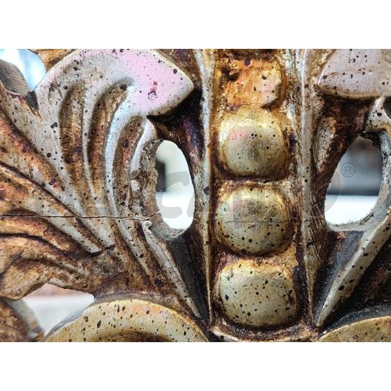 SPECCHIO C/DOR FOGLIE BAROCCO 52.5 X 78 | Mercatino dell'Usato Verona fiera 2