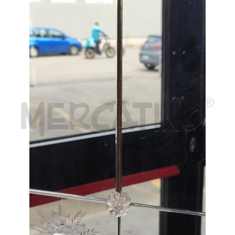 SPECCHIO MURANO FIORI BIA SQUADRATURA INTERNA | Mercatino dell'Usato Verona fiera 5