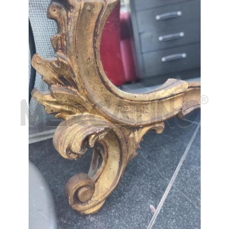 SPECCHIO SAGOMATO C/LEGN DOR CIMASA CONCHIGLIA DA RIV | Mercatino dell'Usato Verona fiera 2