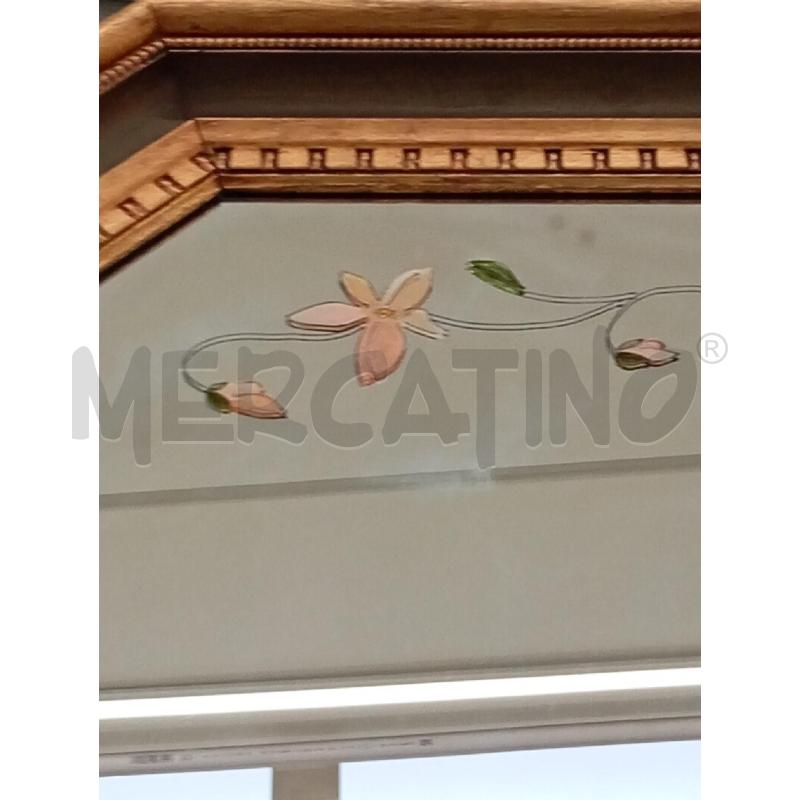 SPECCHIO SAGOMATO DOR FIORI DIP | Mercatino dell'Usato Verona fiera 2