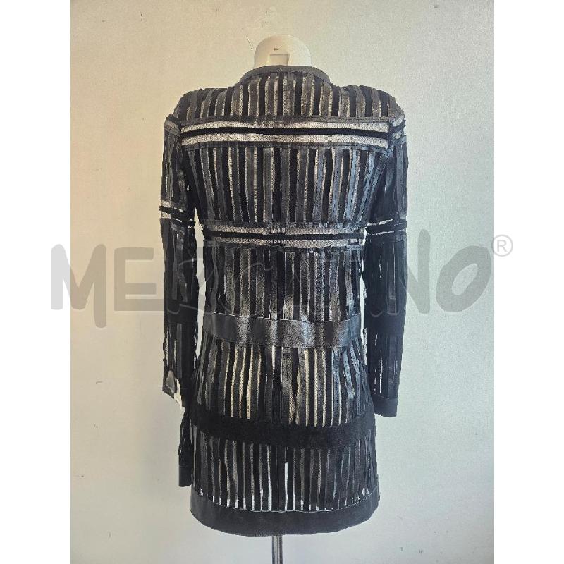 SPOLVERINO D CABAN ROMANTIC TULLE E PELLE NERA  | Mercatino dell'Usato Verona fiera 3