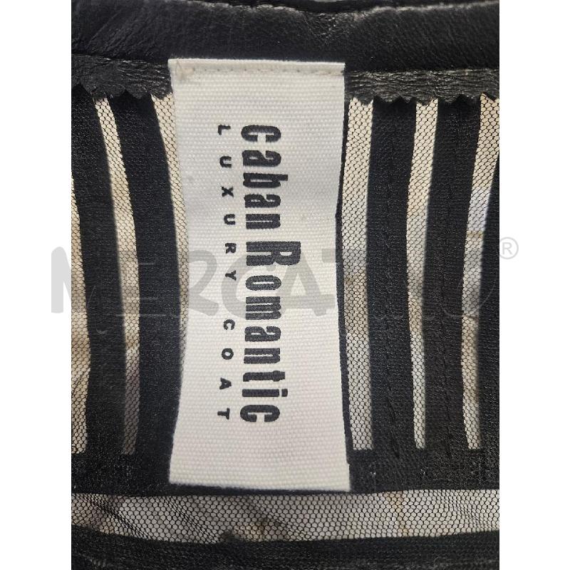SPOLVERINO D CABAN ROMANTIC TULLE E PELLE NERA  | Mercatino dell'Usato Verona fiera 4