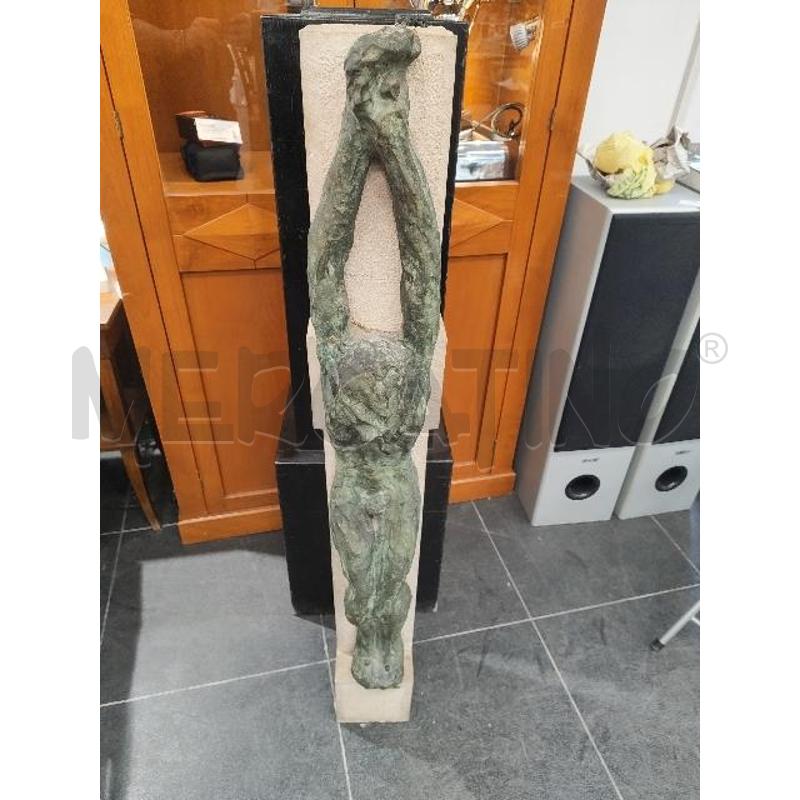 STATUA FRANCO D'ASPRO BRON/TRAV | Mercatino dell'Usato Verona fiera 1