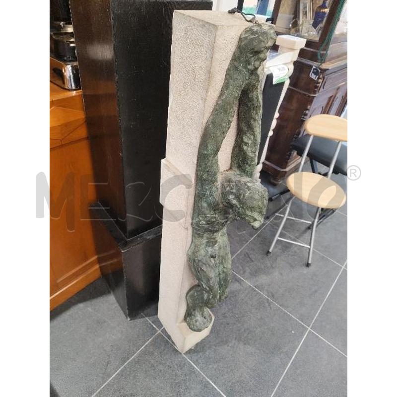 STATUA FRANCO D'ASPRO BRON/TRAV | Mercatino dell'Usato Verona fiera 2